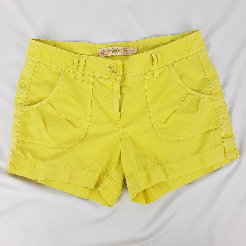 J Crew Women's Weathered Cotton Twill Shorts 6